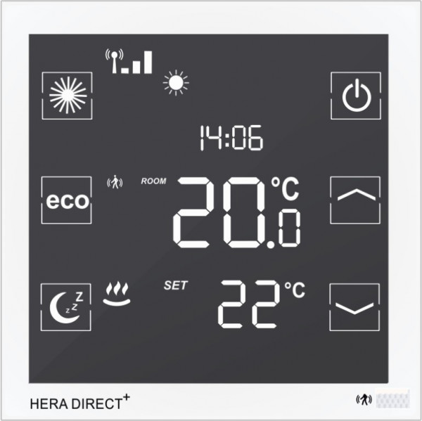 blossom-ic Hera Direct Raumthermostat 230 V, weiß mit hydr. Abgleich