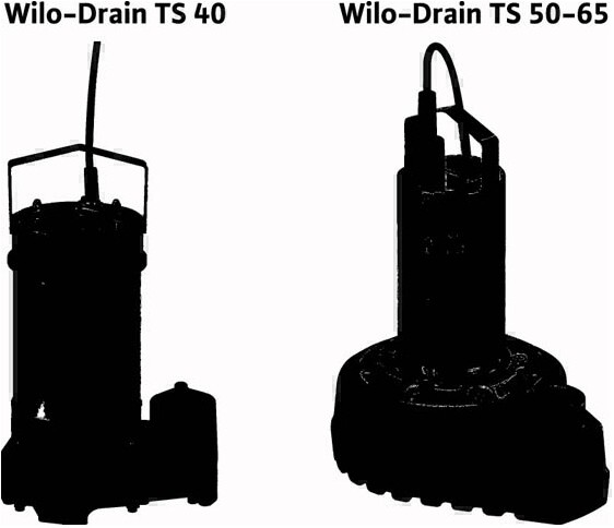 Wilo Schmutzwasser Tauchmotorpumpe Drain TS 40/14 A 0,75 kW 230 V