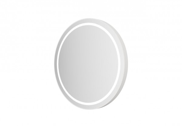 ESS Spiegel Mirror Iseo Rund Creme 80 cm, Leiste